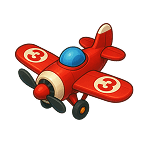 Orange plane 3