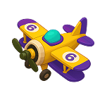 Orange plane 6